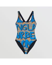 women's burberry swimsuit