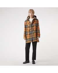 gosha x burberry oversized duffle coat