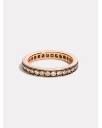 BY PARIAH White Chubby Champagne Diamond Band