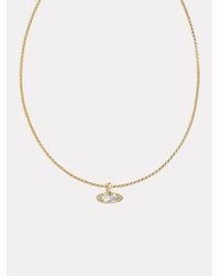 BY PARIAH Natural Ellipse Necklace Topaz