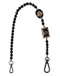 Lords & Fools | Black Glass Beads Pocket Chain | Lyst