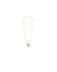 Givenchy - Metallic Gold Small Shark Tooth Necklace - Lyst