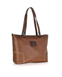 La Martina | Brown Mirada Cognac Leather Shopping Bag | Lyst