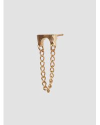 Open House - Metallic Tunnel Earrings 14k Gold - Lyst