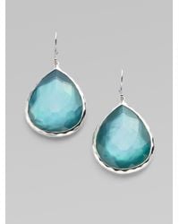 Ippolita | Blue Quartz, Mother-of-pearl & Sterling Silver Earrings | Lyst
