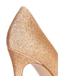 Gianvito Rossi Metallic Gianvito Glitter Pumps