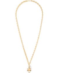 Alexander McQueen | Metallic Puzzle Skull Pendant Necklace | Lyst