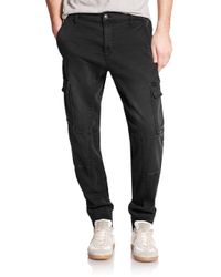 Joe's Jeans | Black Cargo Jogger Pants for Men | Lyst