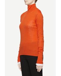 Rag & Bone | Orange Briony Turtleneck | Lyst