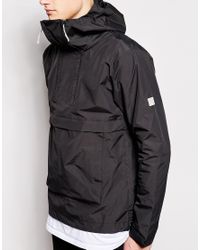 jacket with high neck