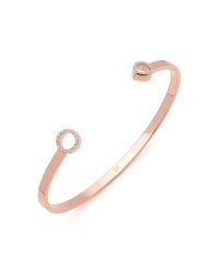 Monica Vinader | Pink Naida Thin Open Cuff | Lyst