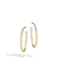 John Hardy | Metallic Classic Chain Extra-large Hoop Earrings | Lyst