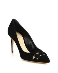 Nicholas Kirkwood | Black Quantum Suede Point-toe Pumps | Lyst