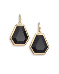 ABS By Allen Schwartz | Metallic Color Mix Geometric Drop Earrings | Lyst