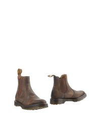 Dr. Martens Brown Ankle Boots for men