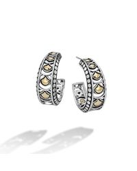 John Hardy | Metallic Naga Small Hoop Earring | Lyst