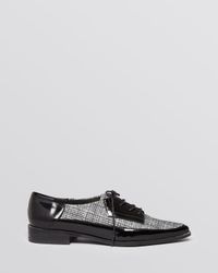 lace stuart pointed leman weitzman oxford flats toe