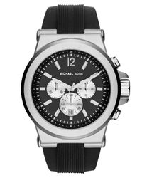 Michael Kors Men'S Chronograph Dylan Black Silicone Strap Watch 48Mm Mk8336  for Men - Lyst