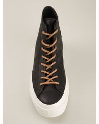 Converse Thick Soled Lace-Up Sneakers 