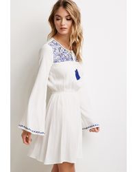 forever 21 peasant dress