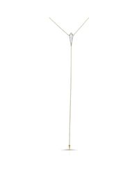 Anne Sisteron | Metallic 14kt White Gold Diamond White Topaz Bikini Necklace | Lyst