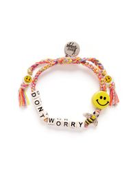 Venessa Arizaga | Multicolor 'don't Worry Bee Happy' Bracelet | Lyst