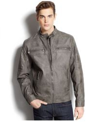 calvin klein leather jacket macys