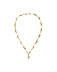 Alexander McQueen | Metallic Skull Bone Necklace | Lyst