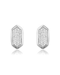 Monica Vinader | Metallic Baja Stud Earrings | Lyst