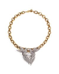 Lulu Frost - Metallic *new* Birds Of A Feather Statement Necklace - Lyst