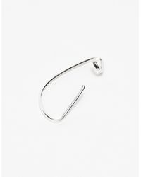 Vibe Harsløf | Metallic Earstaple Silver | Lyst