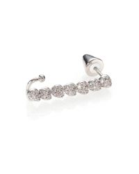 Eddie Borgo | Metallic PavÉ Crystal Cone Single Ear Cuff | Lyst