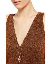 Noor Fares | Metallic Octave Pendulum Pendant | Lyst