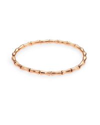 Gucci | Pink Bamboo 18k Rose Gold Thin Bracelet | Lyst