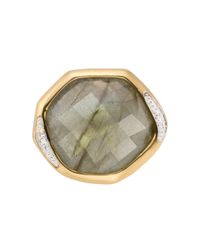 Monica Vinader | Metallic Riva Diamond Cocktail Ring | Lyst