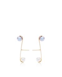 Ana Khouri | Blue Pearl And 18k Yellow Gold Jen Earrings | Lyst
