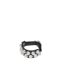 Balenciaga | Black Giant Silver Bracelet Stud M | Lyst