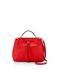Rebecca Minkoff | Red India Drawstring Satchel | Lyst