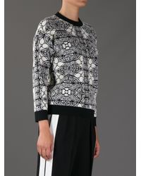 jacquard mcqueen alexander sweater