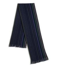 Paul Smith | Blue Striped Wool Scarf for Men | Lyst