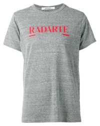 Rodarte Gray 'radarte' T-shirt