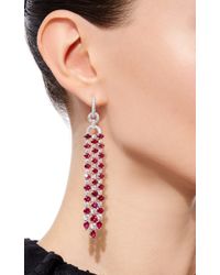 Sidney Garber | Red Ruby Trellis Earrings | Lyst