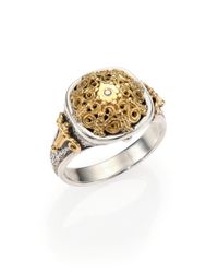 Konstantino | Metallic Diamond, 18K Yellow Gold & Sterling Silver Ring | Lyst