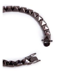 Eddie Borgo | Brown Small Pyramid Bracelet for Men | Lyst