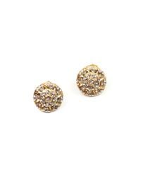 Lulu Frost - Metallic Coquille Stud - Lyst