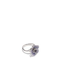 Ferragamo | Metallic Flower Ring | Lyst