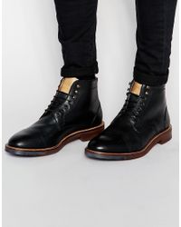 ben sherman boots black