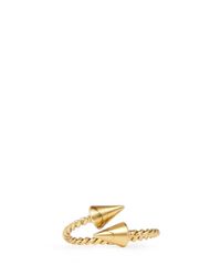 Ela Stone | Metallic Angel Double Spike Twist Rope Ring | Lyst
