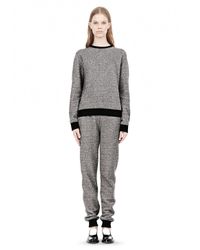 Alexander Wang Gray French Terry Sweatpants