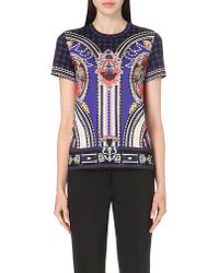 Mary Katrantzou | Blue Iven T-shirt Vice Sapphire | Lyst
